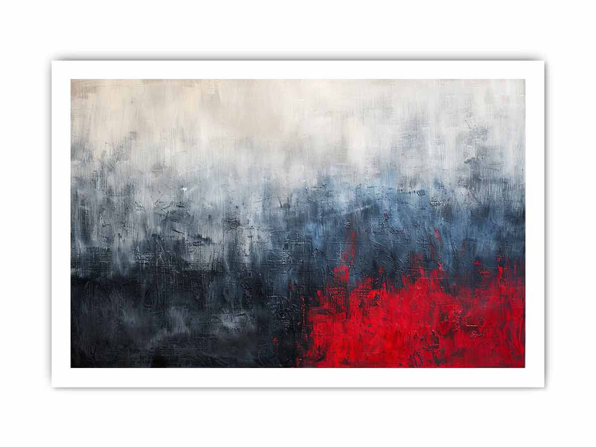 Red Blue Fine Art Painting-8
