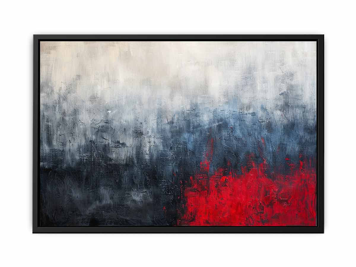 Red Blue Fine Art Painting-4