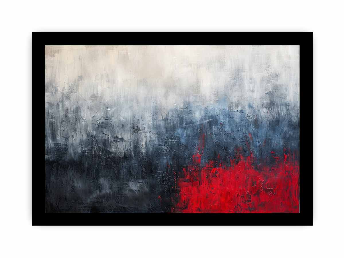 Red Blue Fine Art Painting-7