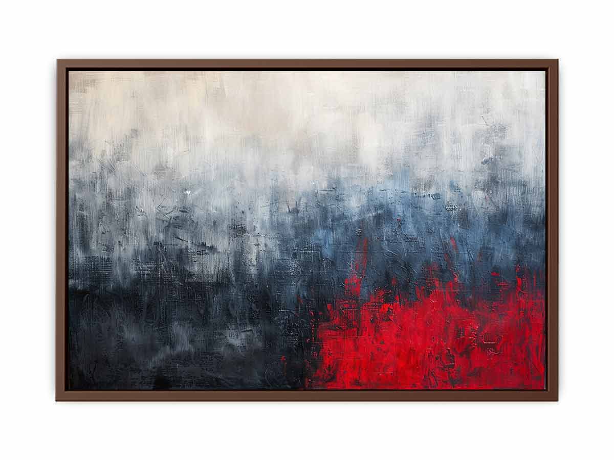 Red Blue Fine Art Painting-6