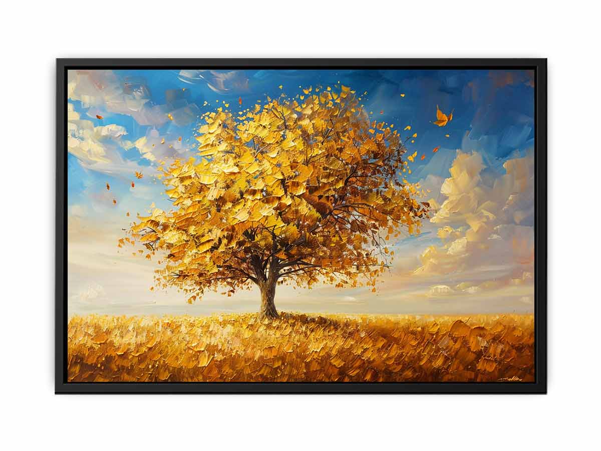 Gold Tree Canvas Art Print-4