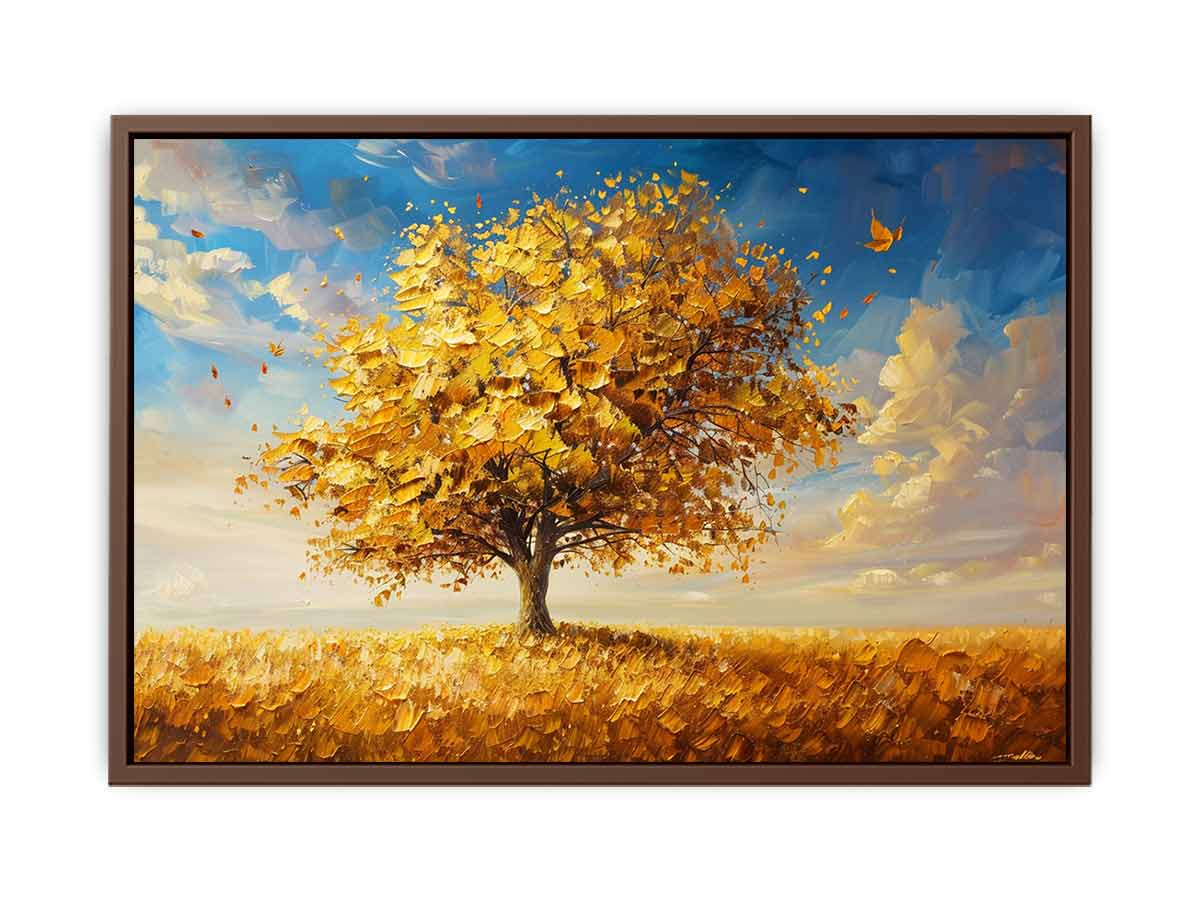 Gold Tree Canvas Art Print-6