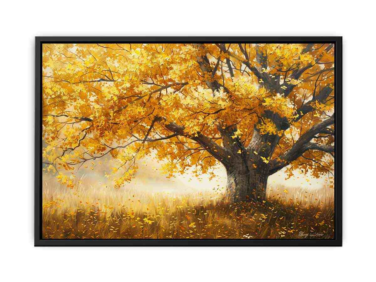 Golden Tree Canvas Painting-4