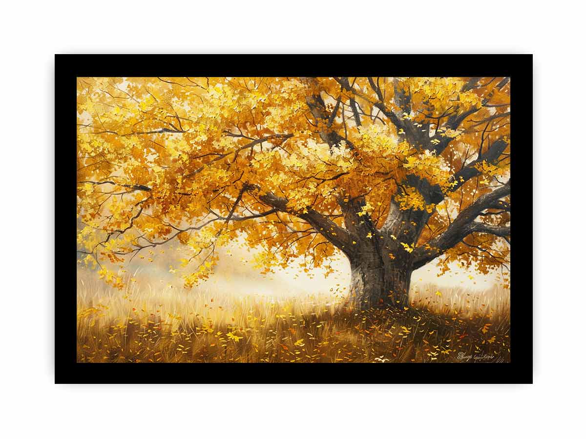 Golden Tree Canvas Painting-7