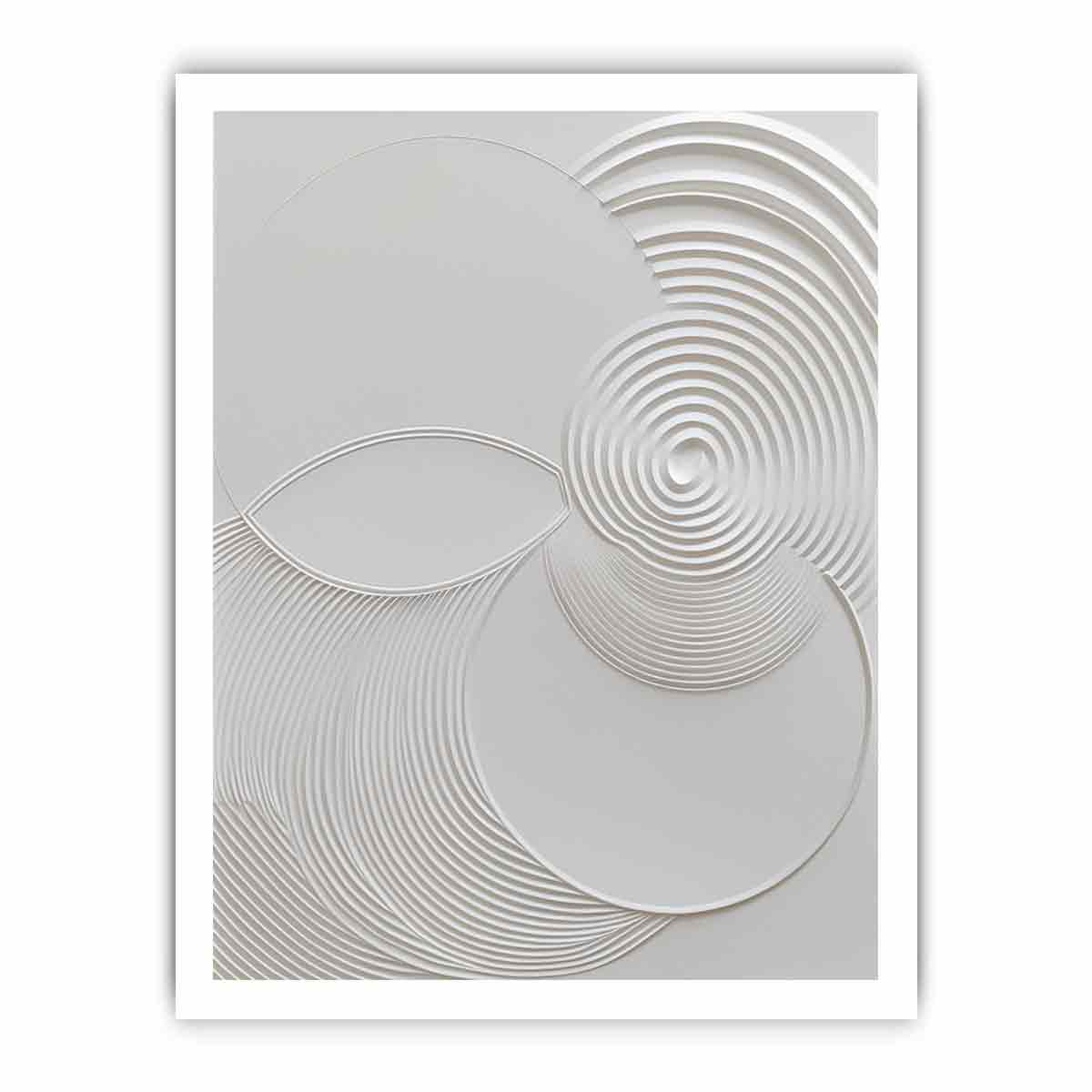 Minimalist Modern White Art Canvas Art Print-8