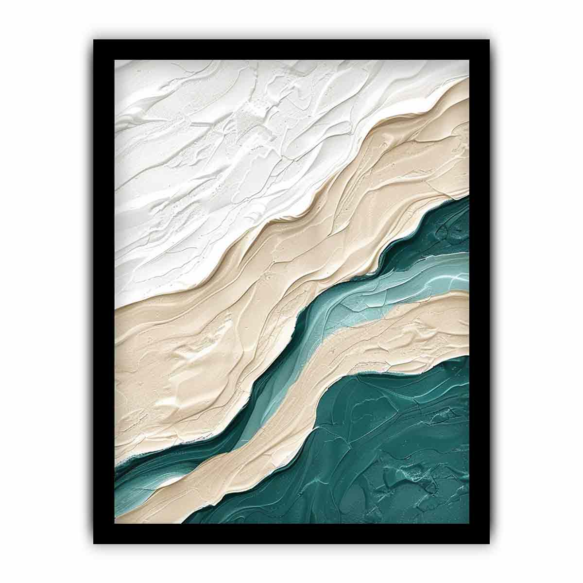 Ocean wall art texture painting print-7