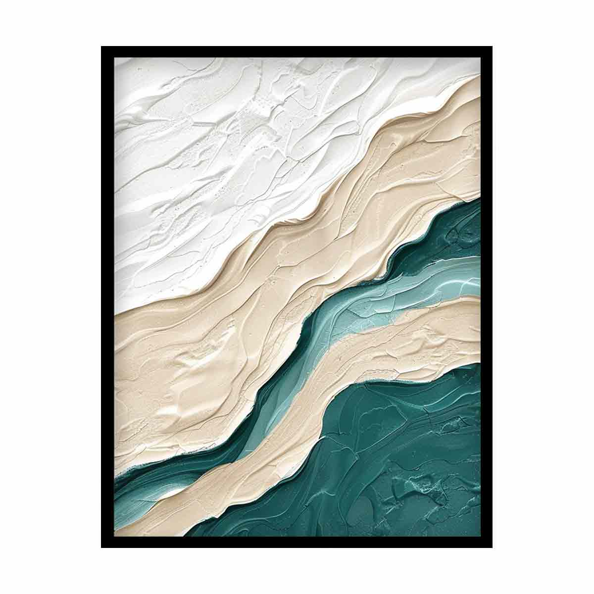 Ocean wall art texture painting print-4