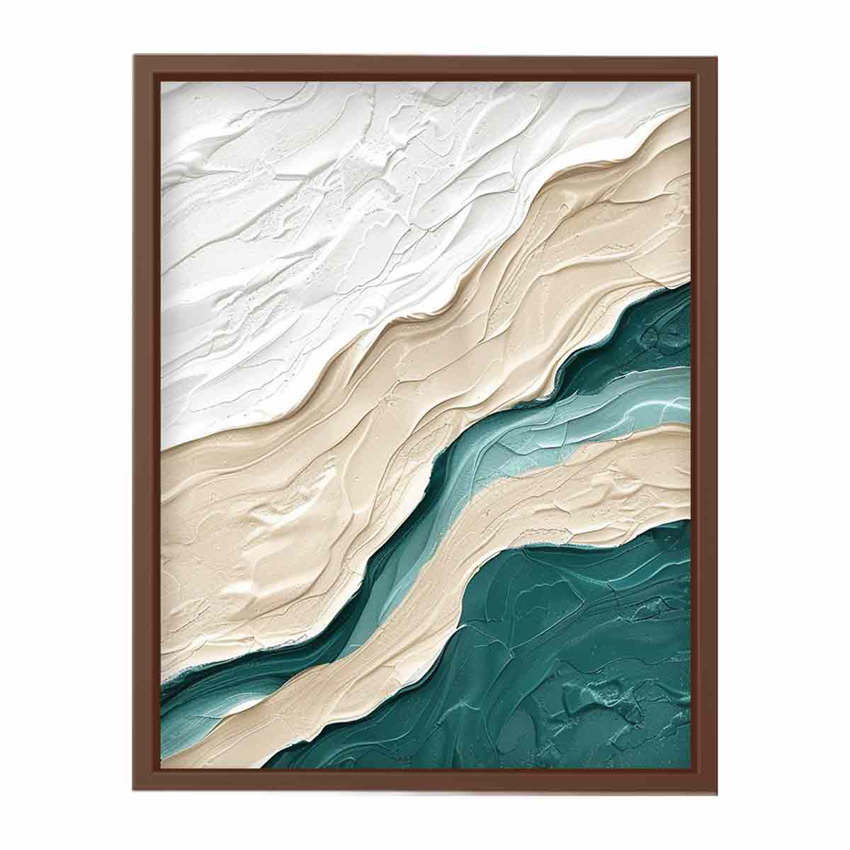 Ocean wall art texture painting print-6