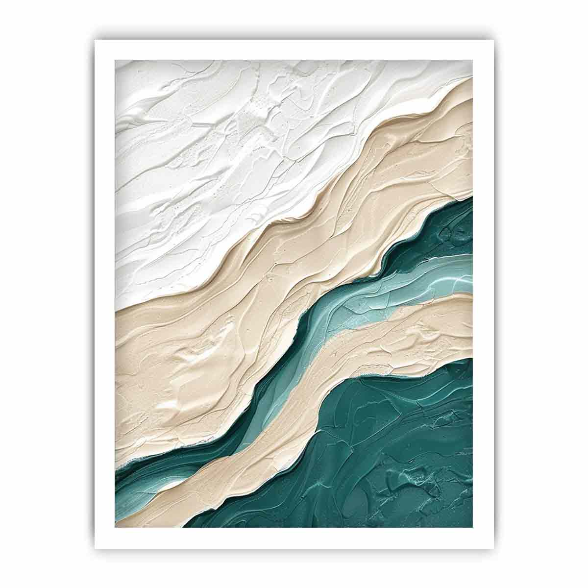 Ocean wall art texture painting print-8