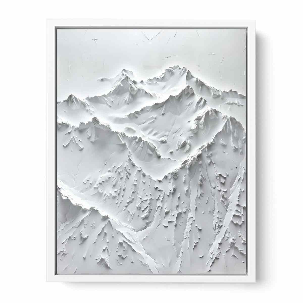 Snow Mountian Texture Art  Painting-5
