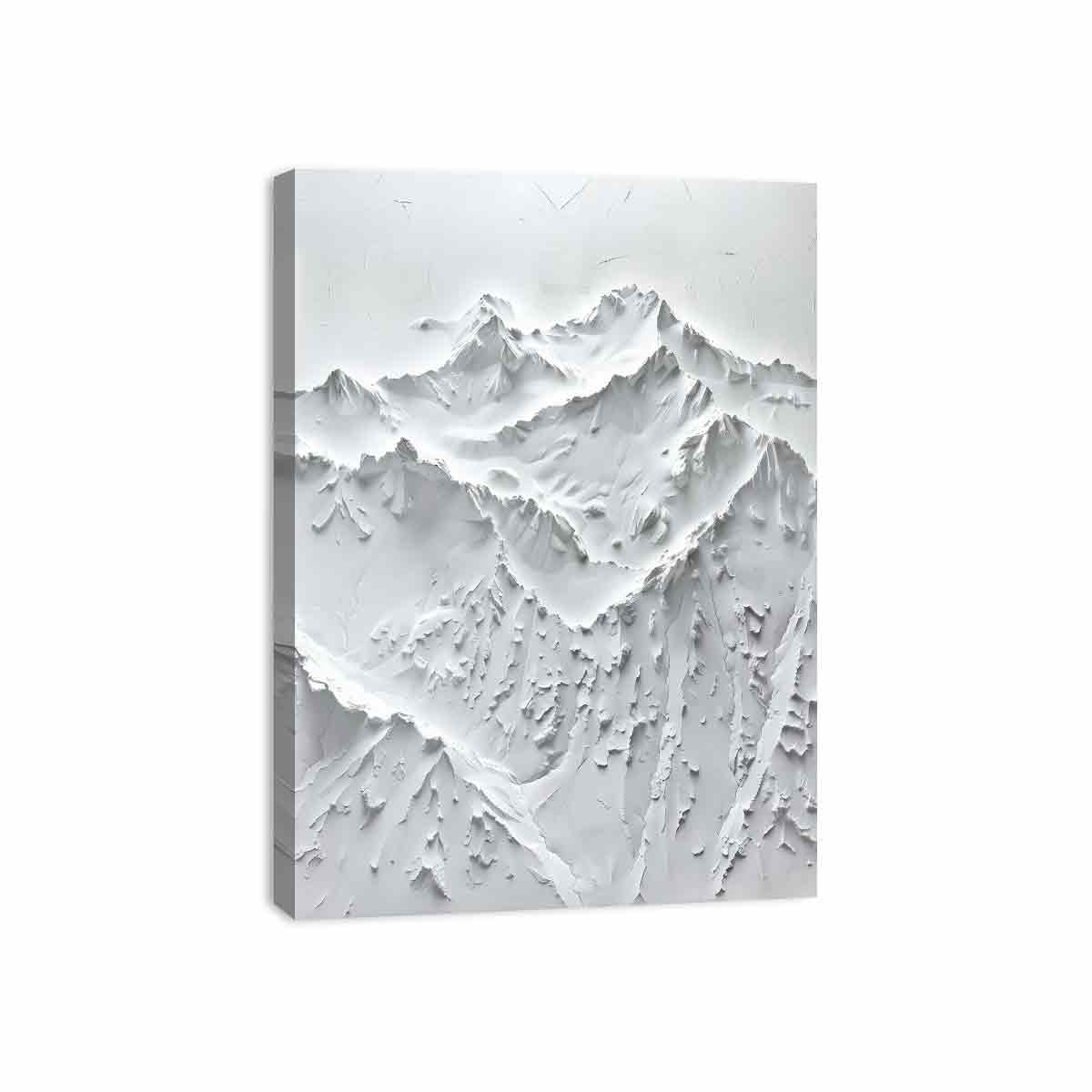 Snow Mountian Texture Art  Painting-3