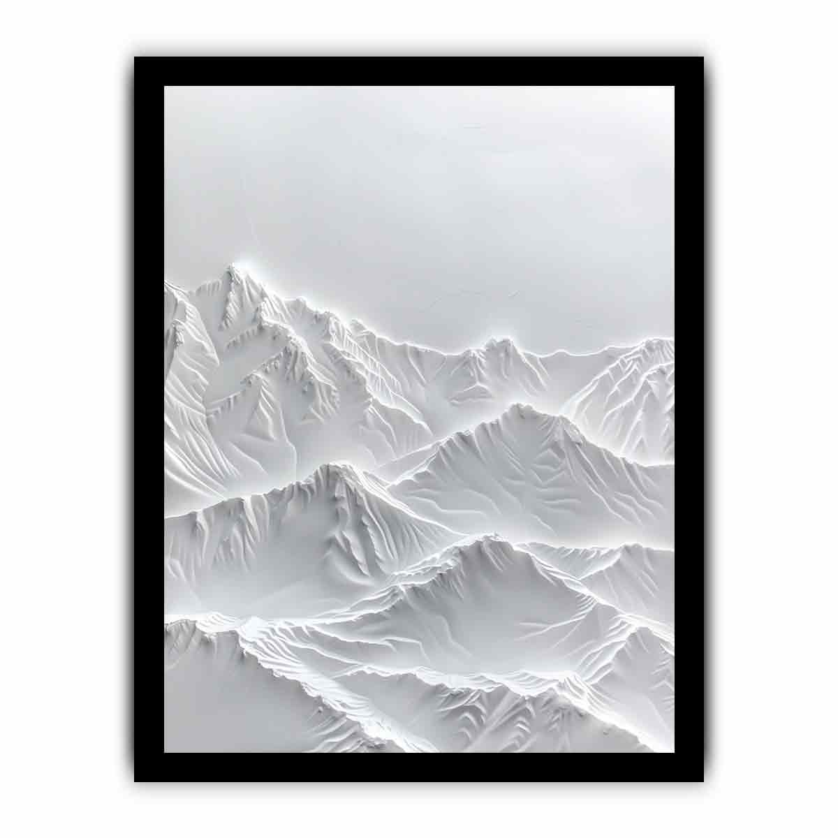 Snow Mountian 3D Painting-7