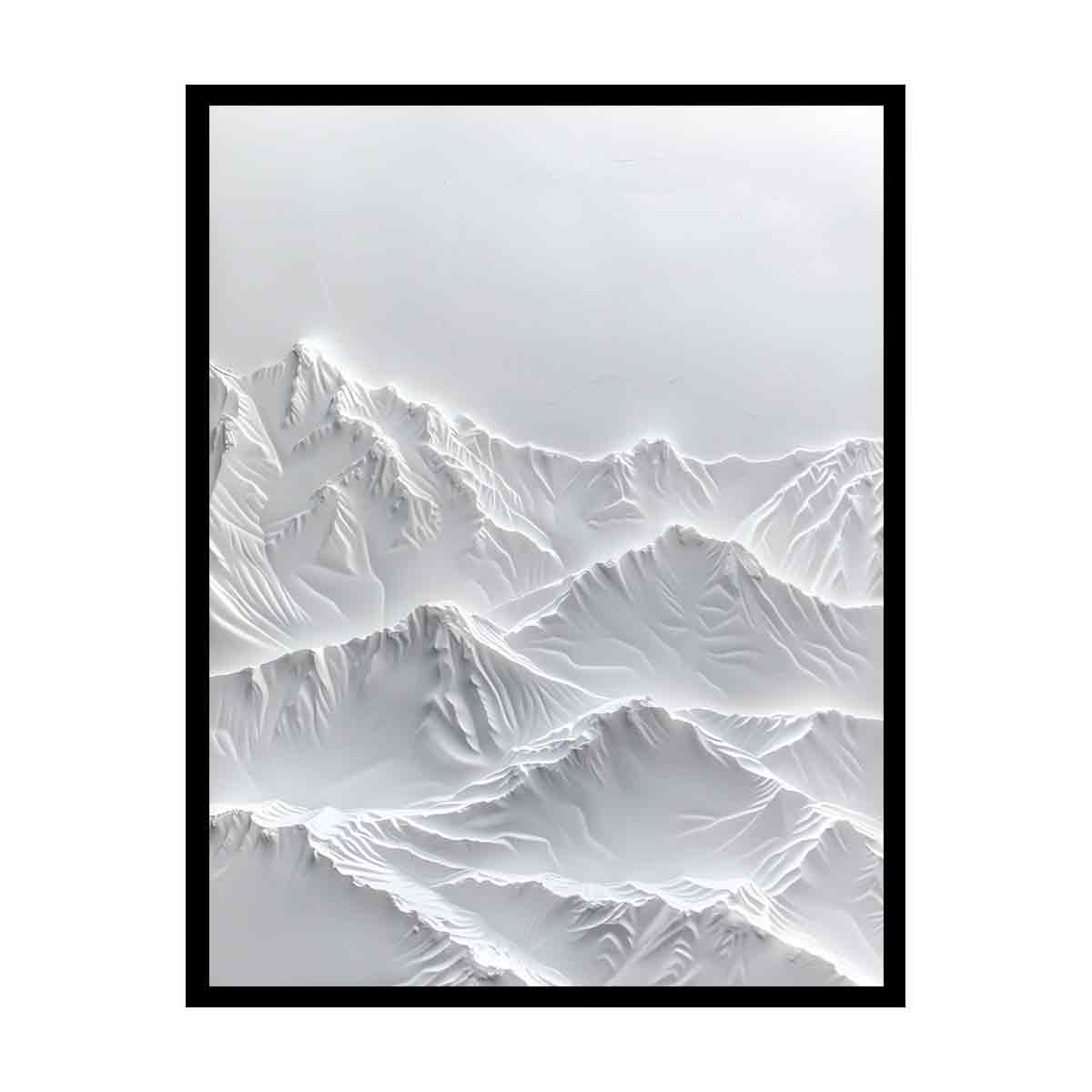 Snow Mountian 3D Painting-4