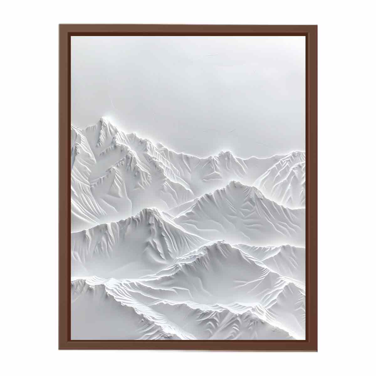 Snow Mountian 3D Painting-6