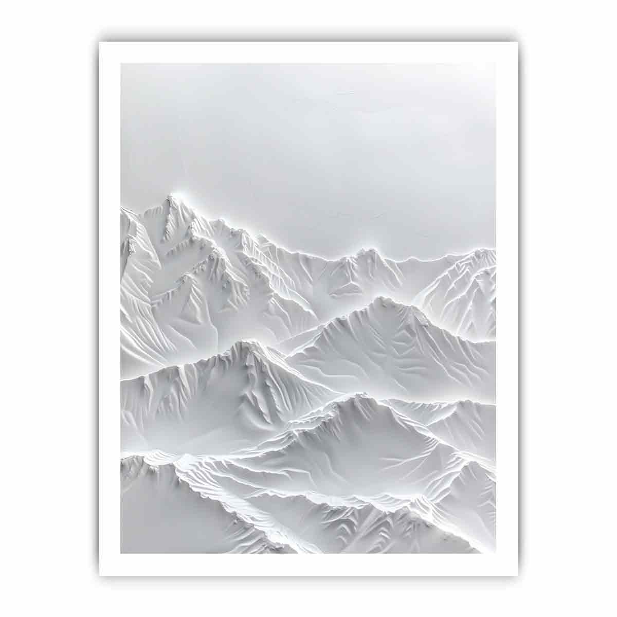 Snow Mountian 3D Painting-8