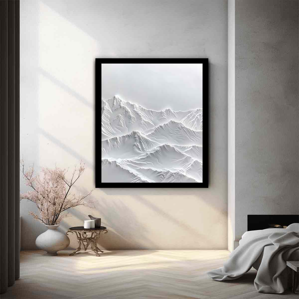 Snow Mountian 3D Painting-1