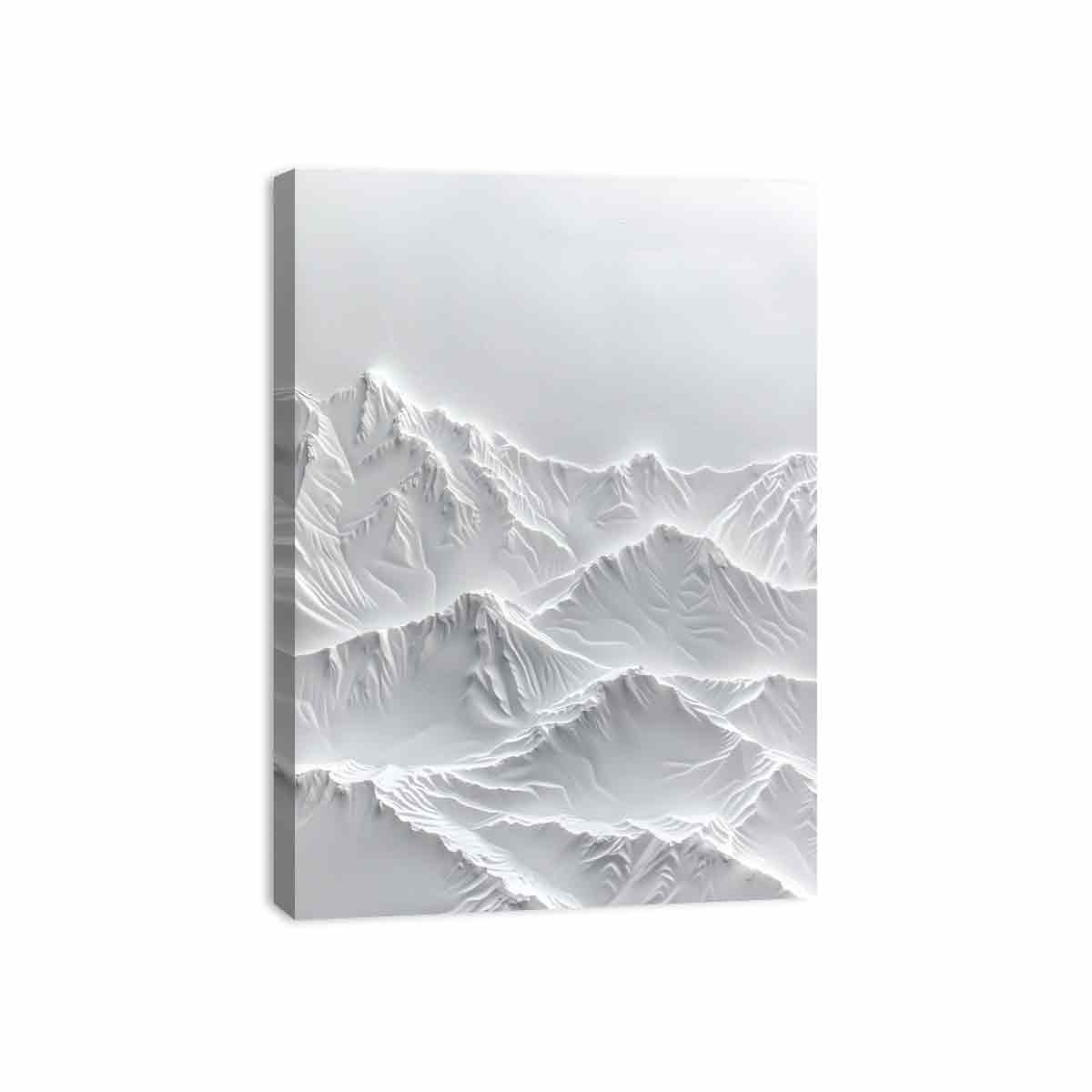 Snow Mountian 3D Painting-3
