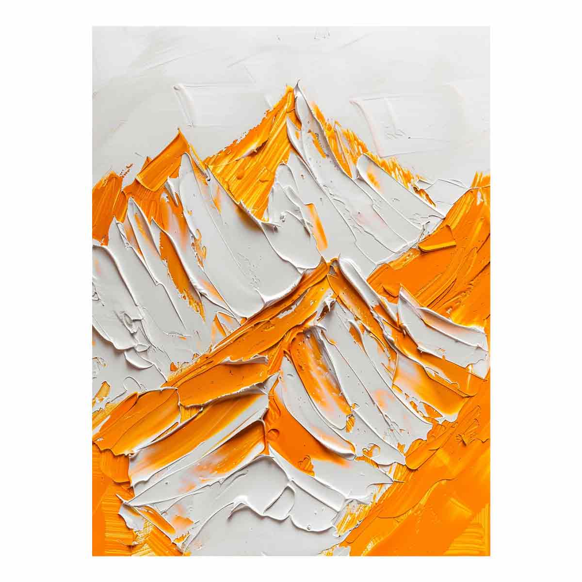 Snow Mountian Painting-0