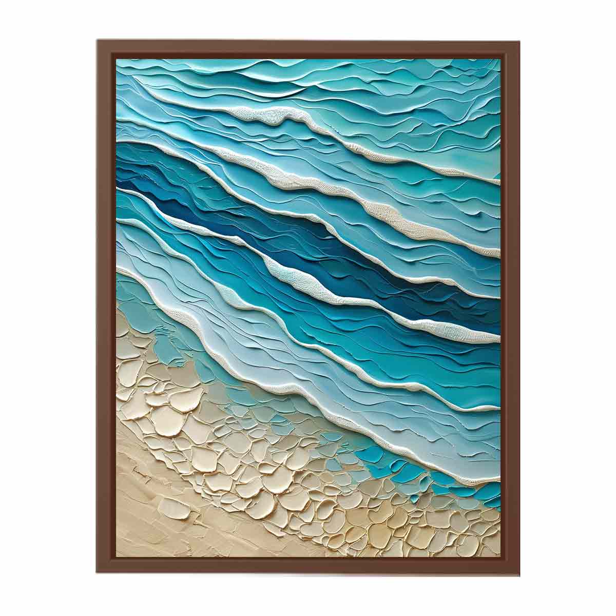 Waves  texture Wall Art-6