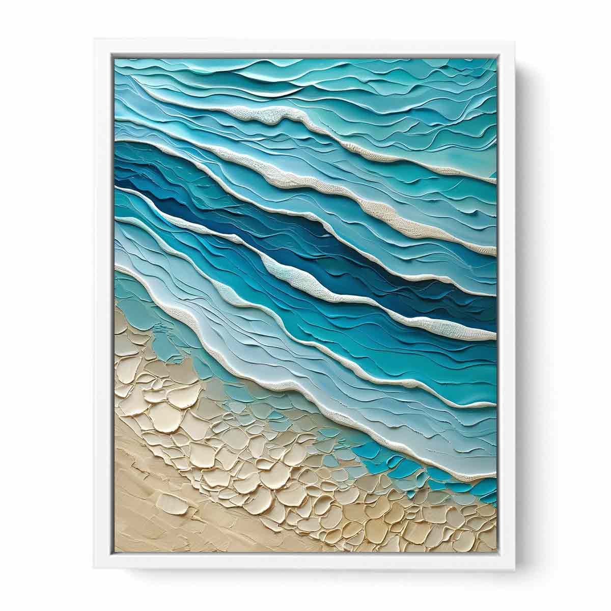 Waves  texture Wall Art-5
