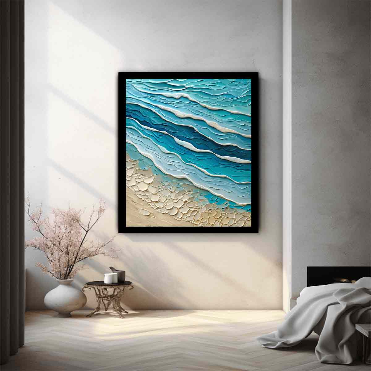 Waves  texture Wall Art-1