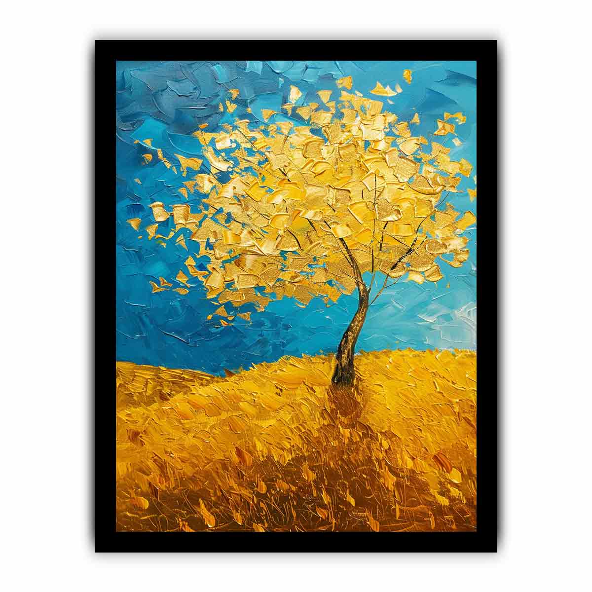 Golden Tree Canvas Art Print-7