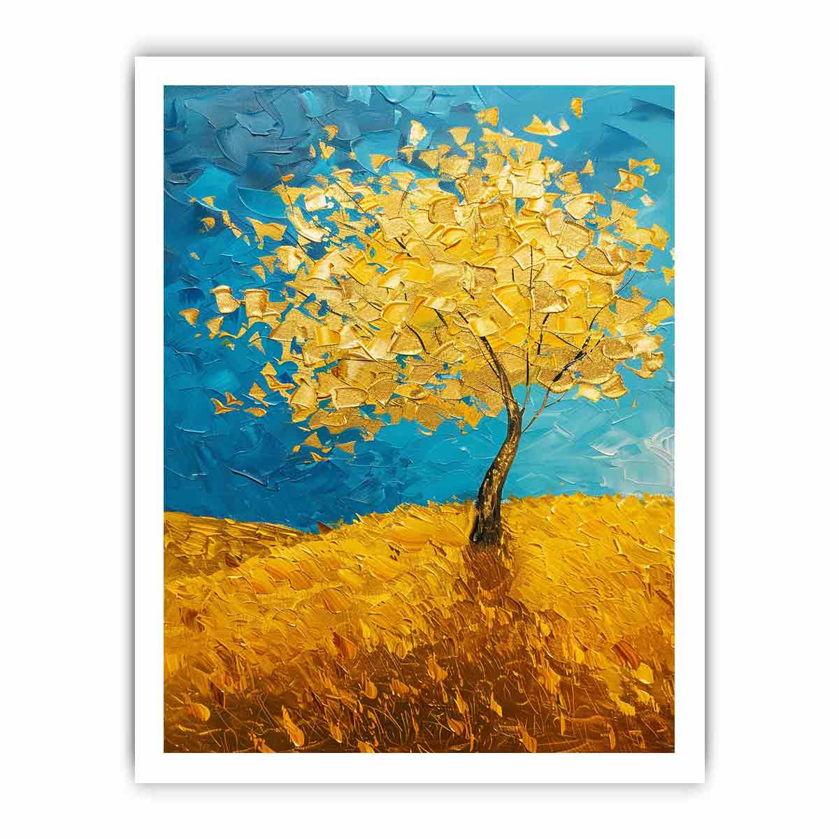 Golden Tree Canvas Art Print-8