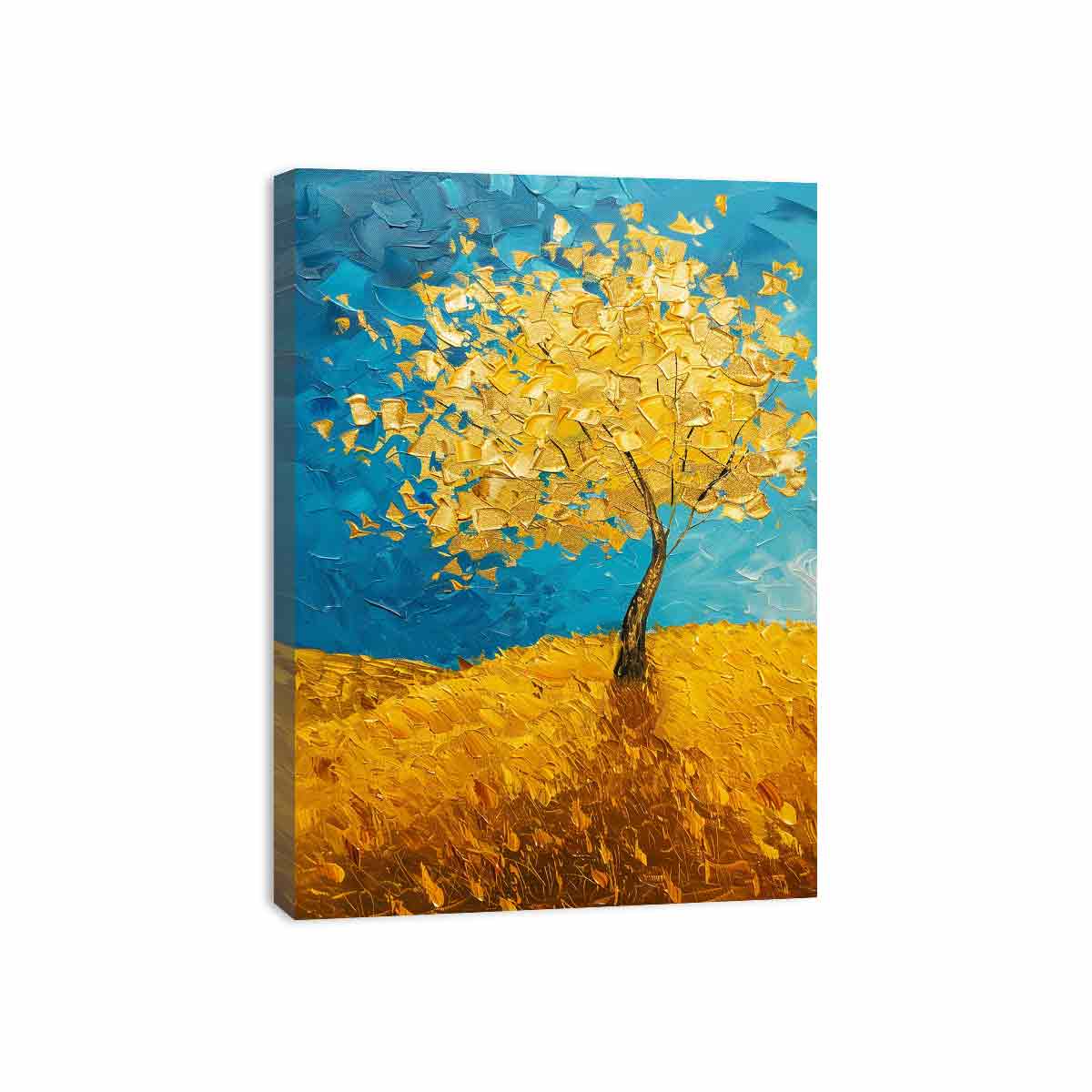 Golden Tree Canvas Art Print-3