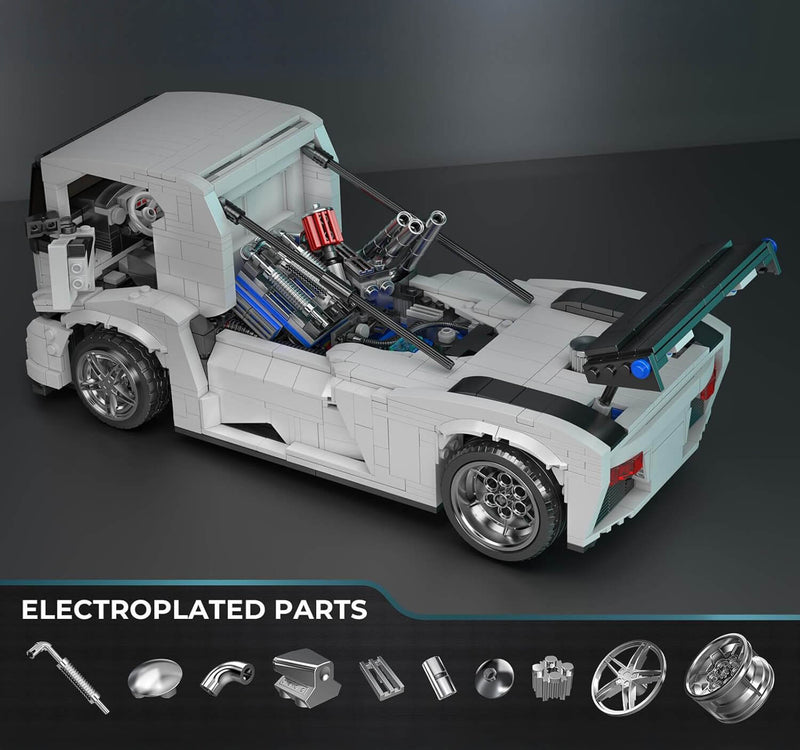 High-Performance European Race Truck Model 1603Pcs-4