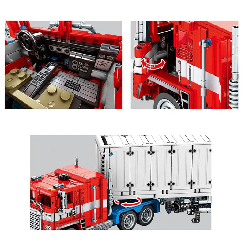 Remote Controlled Cargo Truck 2072pcs-3