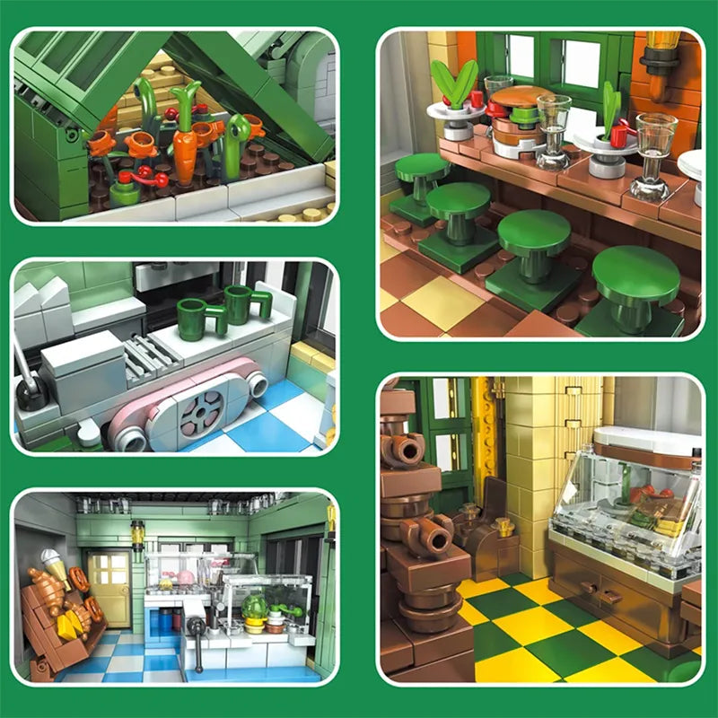 French Restaurant 3095pcs-4