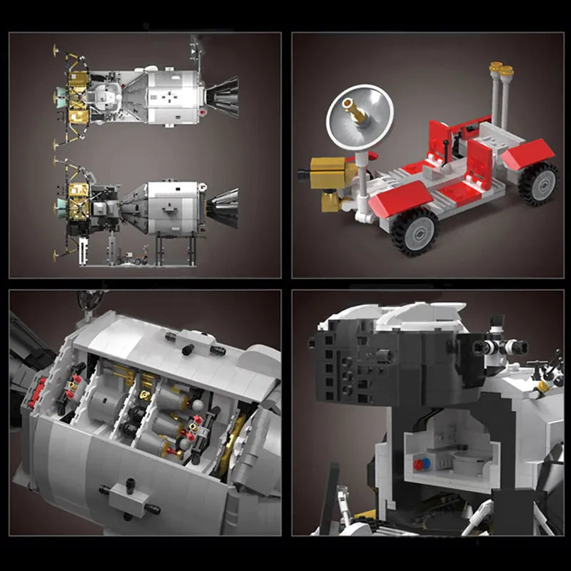 Apollo Spacecraft 7011pcs-3